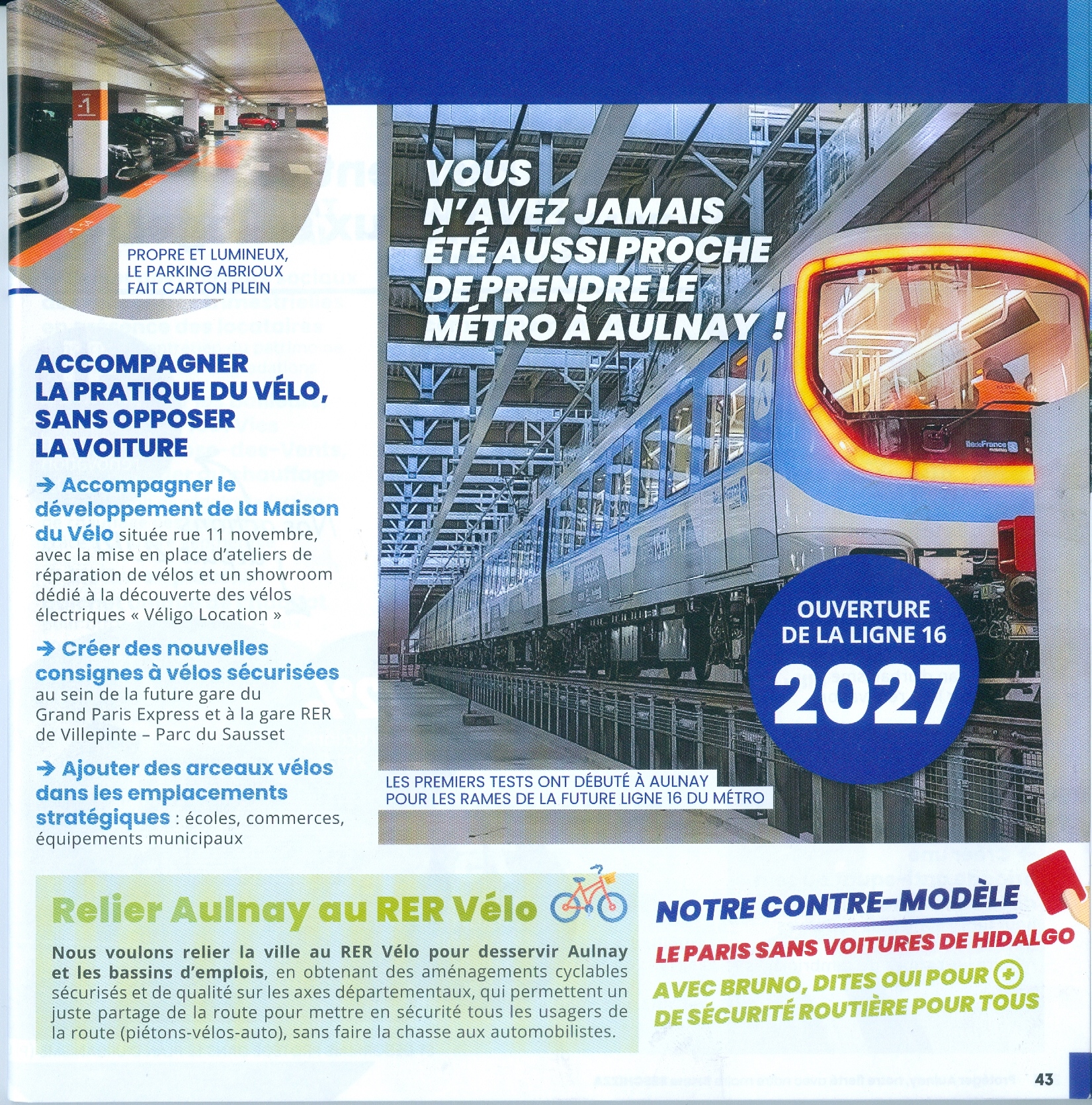 Illustration Informations contenues dans le programme de campagne du candidat   